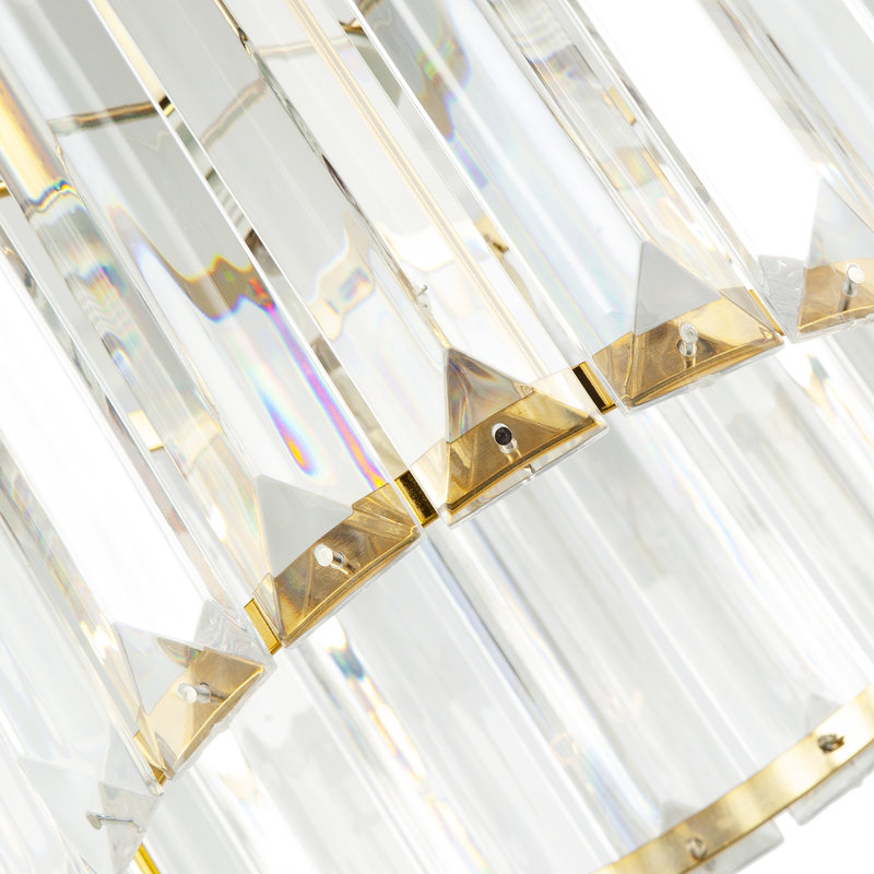 15cm H Metal Drum Pendant Shade ( No Direct Attachment Method ), Gold