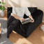 Canapé d'angle moderne avec rangement, grand canapé en boucle noire de 143,2 pouces pour la maison-1307588636
