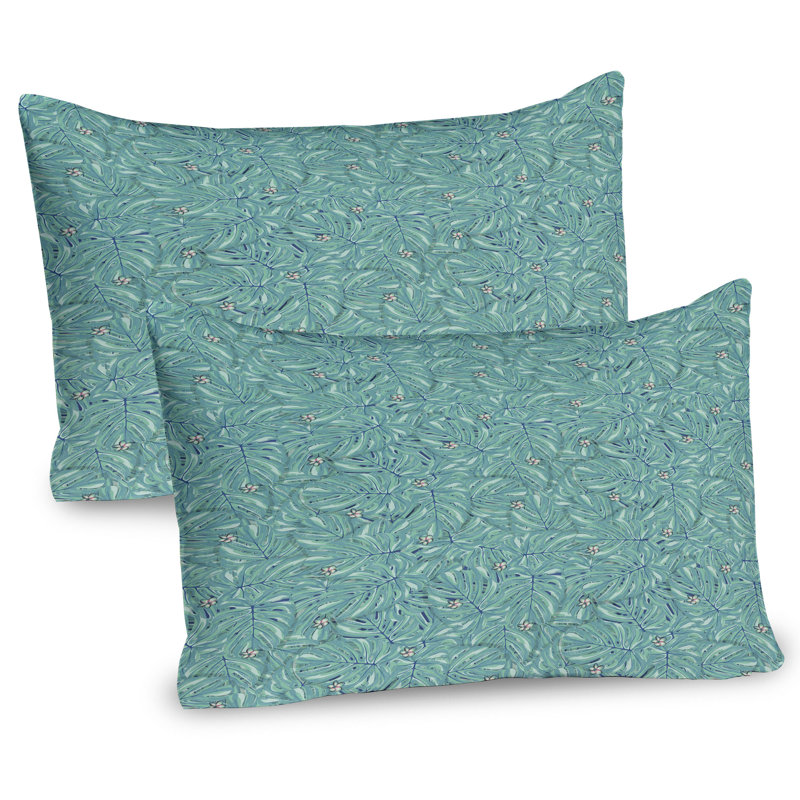 Ensemble de 2 taies décoratives tropicales Ambesonne Jungle Leaves 135799