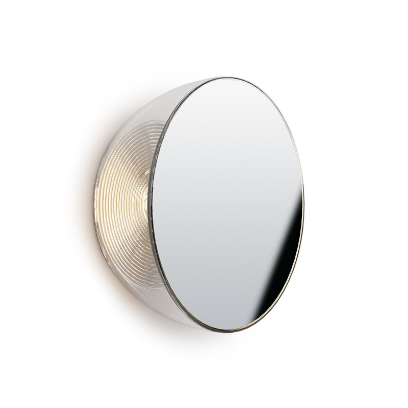 Ramen Mini Wall Sconce, 6", Matte Black, Ramen Mini Wall Sconce, 6", Chrome