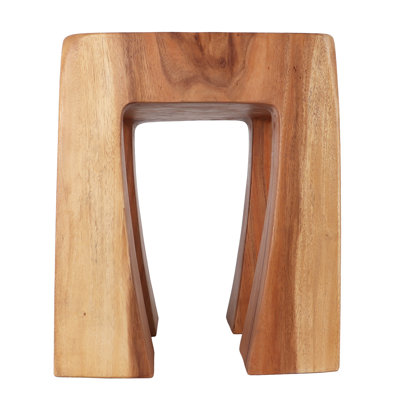 Wooden End Table - Unique Wooden Side Table - Mid Century Side Table - Saur Wood Side Table - Small Accent Table - Mid Century Modern Side Table