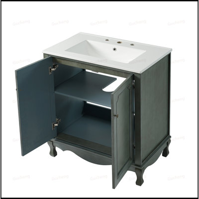 Ensemble de meuble-lavabo double 60 po