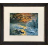 New York Harbor Watercolor II Print
