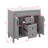 36'' Bathroom Vanity With Top Sink, Modern Bathroom Storage Cabinet With 2 Soft Closing Doors And 2 Drawers-1455498957