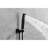 Ceiling Mounted Shower - Matte Black. 16" Head Made Of Brass. Enables Natural Rainfall Relaxation. Self-Cleaning Nozzle Keeps Water Outlet Unclogged. Matches American Standard Pipe. 15.19" X 6.29",-124646464