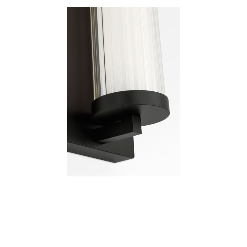Meuble-lavabo à DEL, H 4,25 po x l 22 po x P 3,87 po, Nuit noire