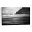 Black Beach Sea Stacks Dramatic Serene Tranquil Coastal Wall Art Print 1 Piece Wrapped Canvas Wall Art-594617822