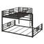L-Shaped Bunk Bed with Corner Design, Space-Saving for Shared Rooms