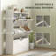 Armoire à chaussures étroite Grain de bois-1418611310