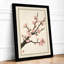 Moonlit Cherry Blossom Japandi - Framed Print-694042214-694042218