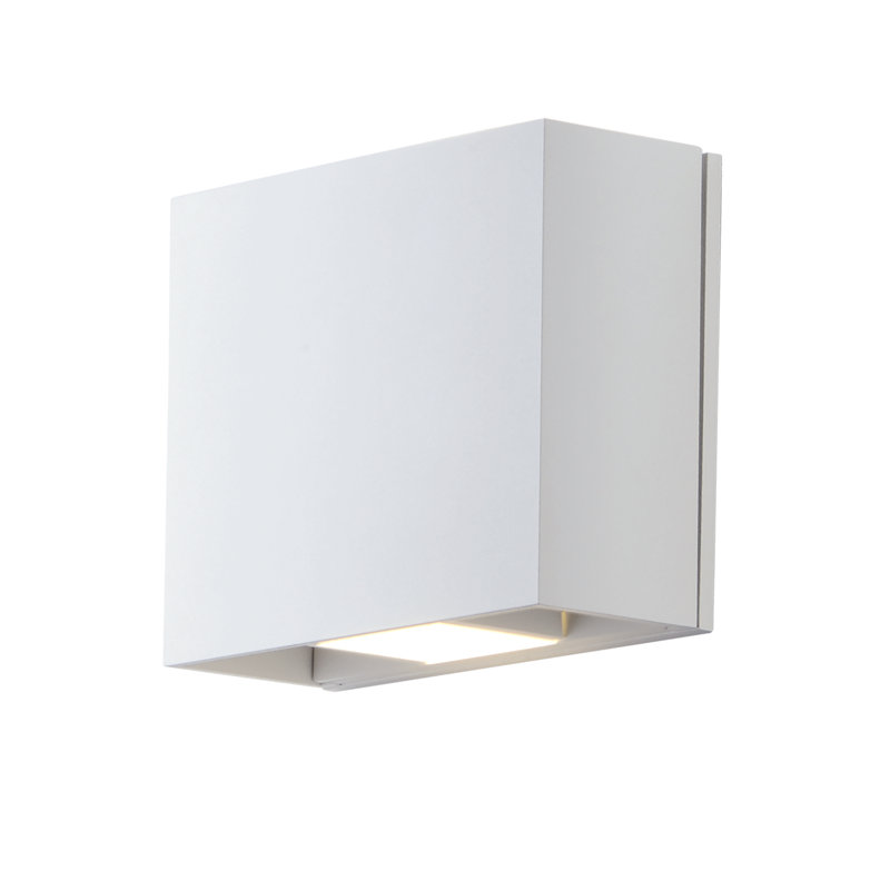 Plafonnier encastré d’extérieur 2 lumières Northfield, blanc