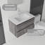 Meuble-lavabo flottant 24 po avec lavabo à fermeture en douceur pour petites salles de bain 24 po-133397019-133397023