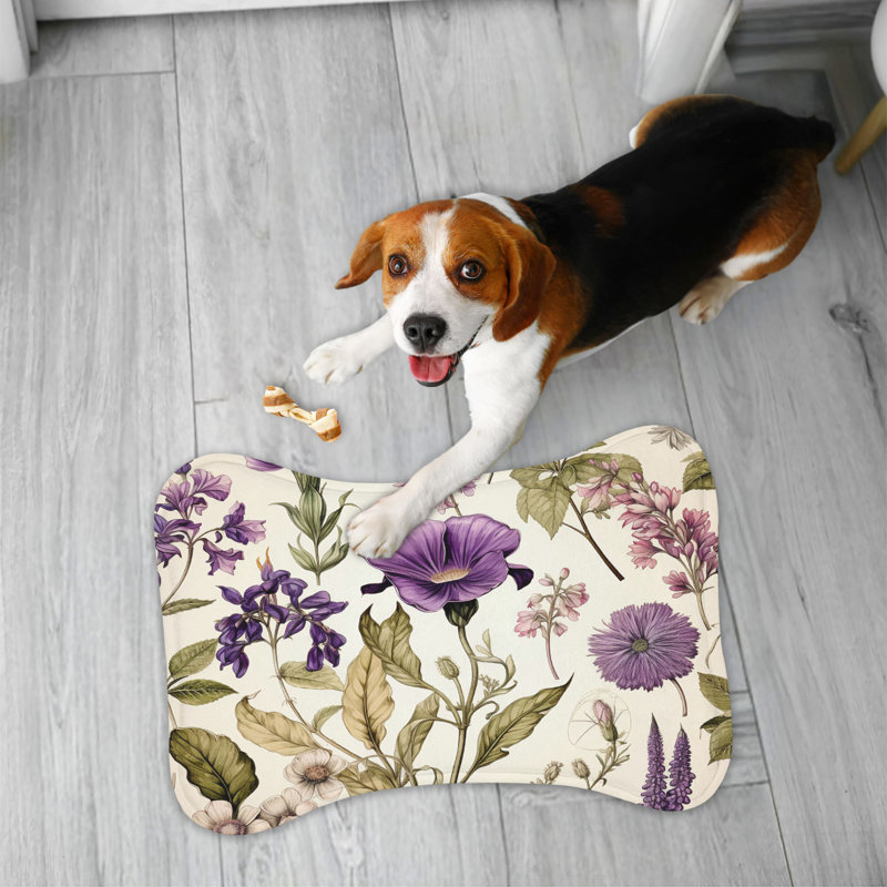 Tapis violet 1 pièce, 18"