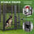 Metal Yard Kennel With Door-110651360