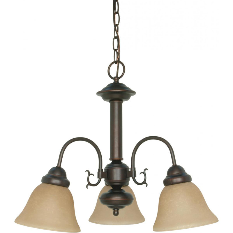 Lustre classique / traditionnel à 3 lumières Turcotte, Non