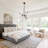 Modern Black Chandelier Light Fixtures - LED 12-Lights Dining Room Linear Chandelier