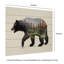 Art à lattes en bois «The North American Black Bear» de Davies Babies-86785266