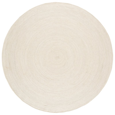 Conn Hand Woven 0.6 Wool, 0.4 Cotton Solid Color Rug
