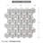 Eusden Glass Honeycomb Mosaic Wall Tile