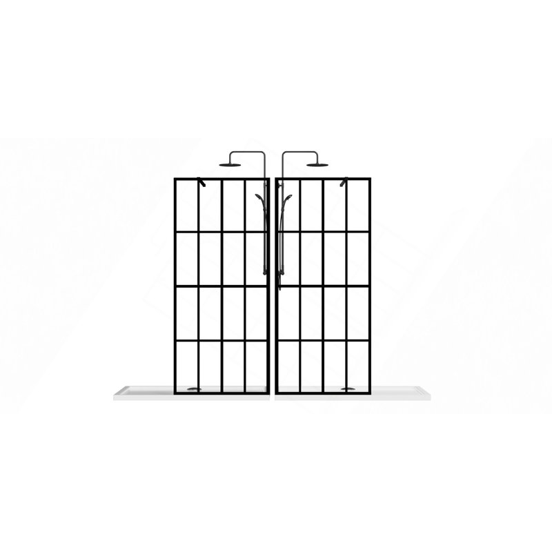 Barrière de porte de douche 34 "x 72"