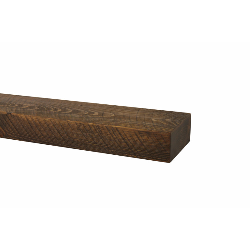 Anniek Fireplace Shelf Mantel, Medium Brown, 60"