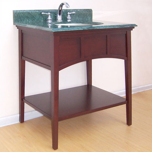 Base de meuble-lavabo console Buckingham 300 seulement, Cerisier foncé, 30 po