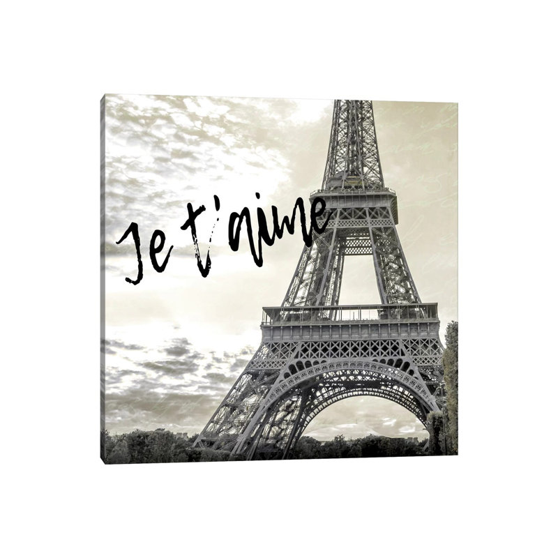 Paris Cafe 3 by Kimberly Allen - Wrapped Canvas Print, 30.48 cm H x 30.48 cm W