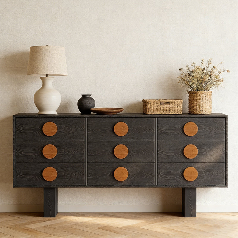 Multi-compartment Storage 9-drawer Accent Chest