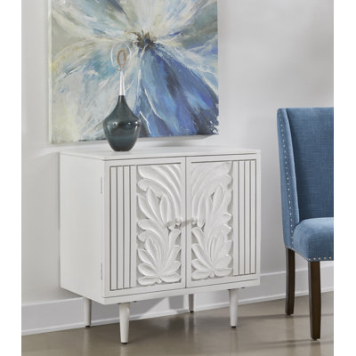 Frannie White Two Door Cabinet