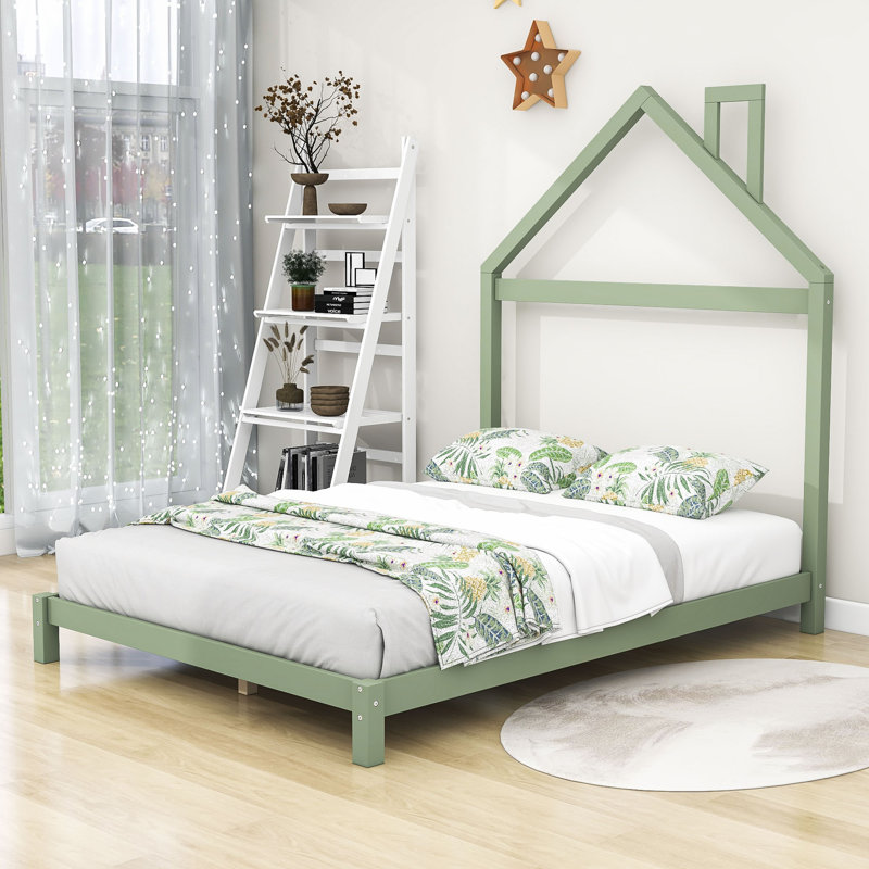 Loree Standard Bed by Isabelle & Max, Twin, Green