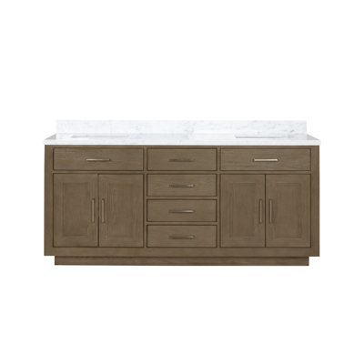 Ensemble de meuble-lavabo double 72 "