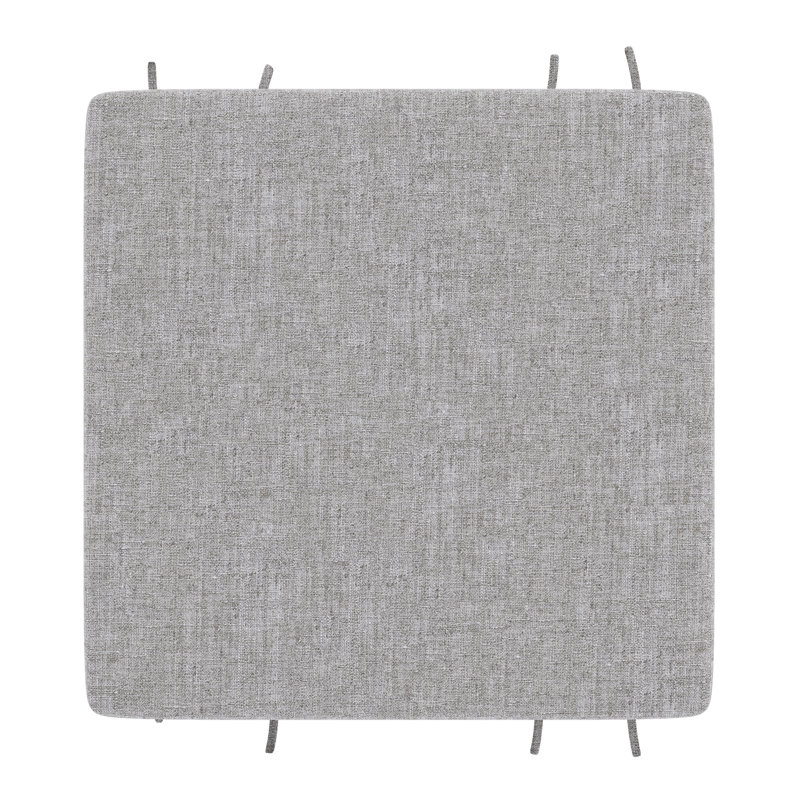 Sunbrella® Outdoor Seat Pad/Ottoman Cushion, Canvas Granite Sunbrella® Canvas