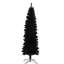 Arbre de Noël mince de 7,5 pi, espace avec branches pliables et base en métal