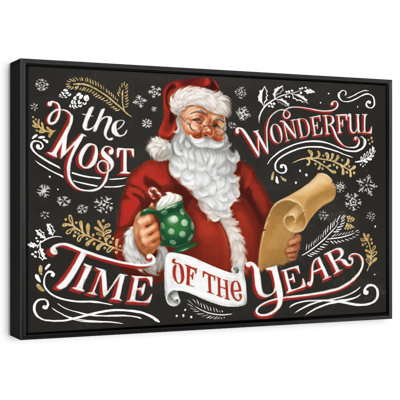Fêtes "Liste du Père Noël II noir"