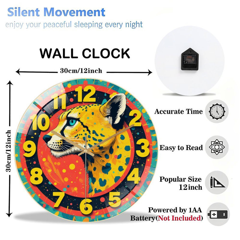 Horloge murale 12 po