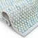 Global Recycled Standard Bubbles Hand-Woven Textural Loop Pile Recycled Rug Lagoon Blue