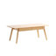 Table basse avec plateau central 100% bois massif