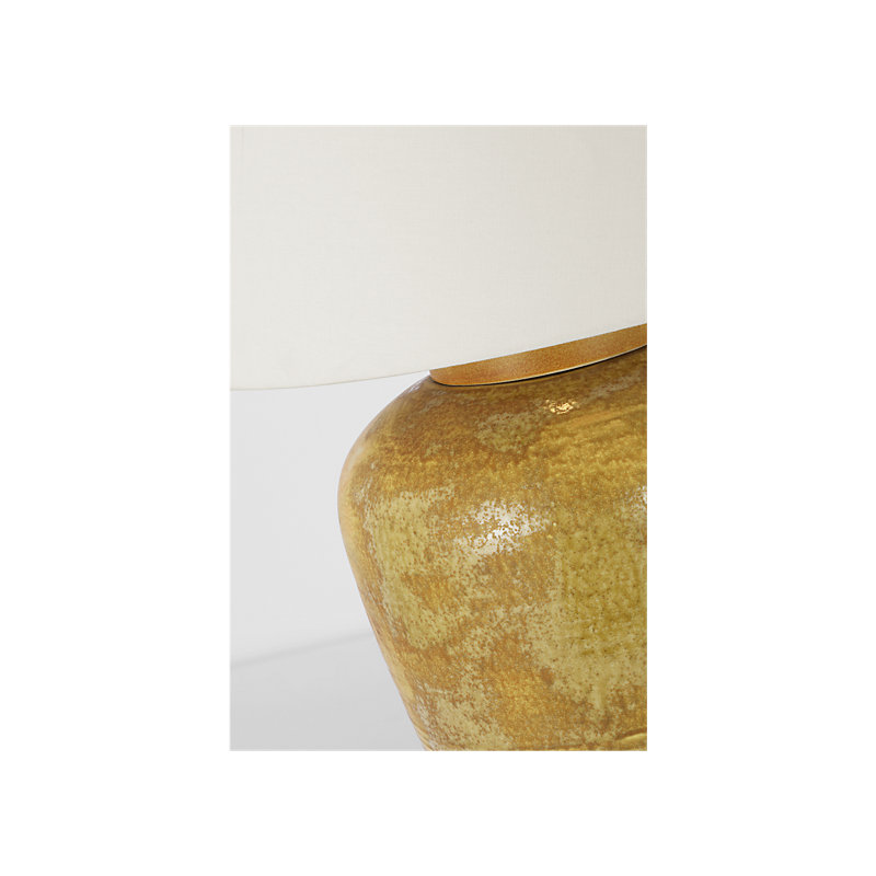 Nora Table Lamp, Yellow Oxide