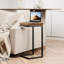 C Shape Rustic Side Table-1306541407-1306541400