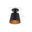 Plafonnier semi-encastré 1 lumière Annette-163960259-163960268