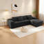 Canapé modulaire à compression en velours côtelé 104,3 po x 68,9 po