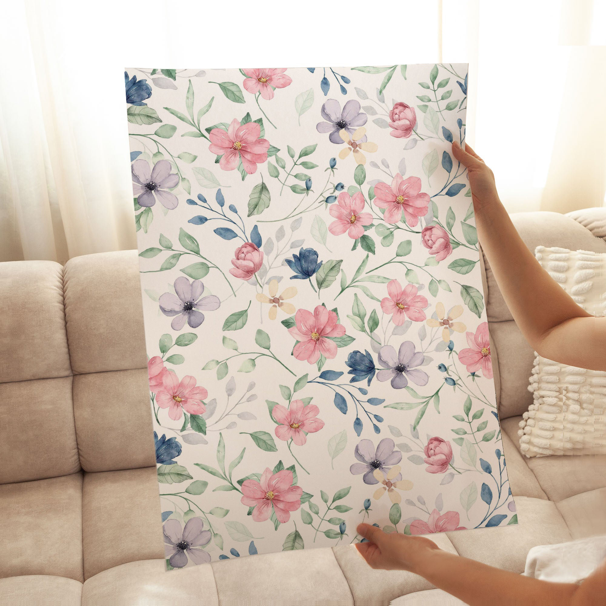 Winston Porter Floral Flower Florals III Cottage Unframed Art Print ...