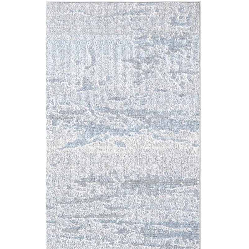 Kionne Performance Performance Abstract Rug, Square 6'7"