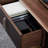Italian style light luxury solid wood TV stand
