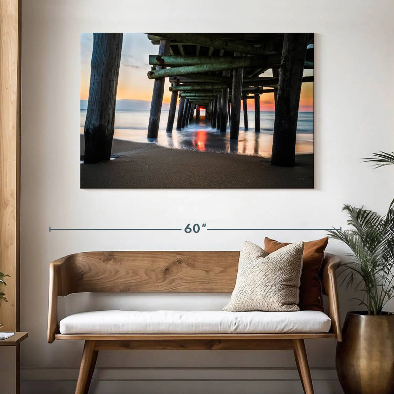 Aletra ci-dessous Virginia Beach Pier, H 32 po x l 48 po