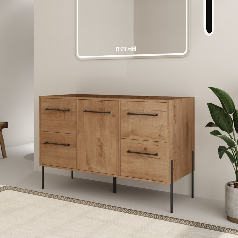 Eldrin 48'' Single Bathroom Vanity Base Only, Base Cabinet without sink