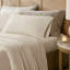 4-Piece Queen Stretch Jersey Sheet Set,Ivory