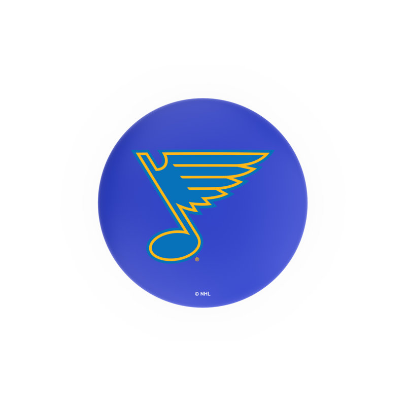 NHL 25" Swivel Bar Stool with Cushion, St Louis Blues, 30"