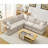 Modular Sectional Sofa Set, Convertible L Shaped Couch ,5 Seat Reversible Sectional Sofa Couch-1026846052
