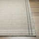 Lavande Wool Area Rug in Ivory/Black/Beige